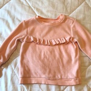 2-piece Velour sweatsuit. Top and pants. 18m.